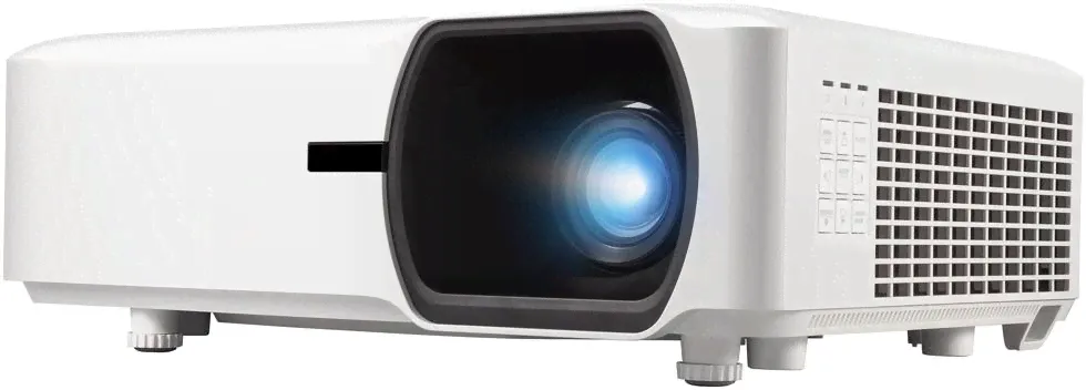 Проектор ViewSonic LS750WU, 5000 ANSI люмен, размер дисплея от 30 до 300 дюймов, 1,3-кратный оптический зум, задержка ввода 16 мс, S-Video, VGA, RCA C-0