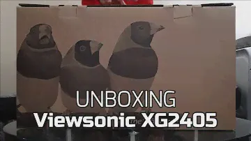 Unboxing of Viewsonic XG2405 24 inches 144hz IPS gaming monitor