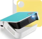 ViewSonic M1 Mini Plus Ультрапортативный интеллектуальный светодиодный проектор с динамиком JBL Bluetooth, HDMI USB Type C, встроенной батареей, 100-д