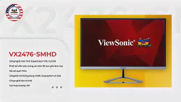 Màn hình ViewSonic VX2476-smhd có gì nổi bật?| ViewSonic Quick Review