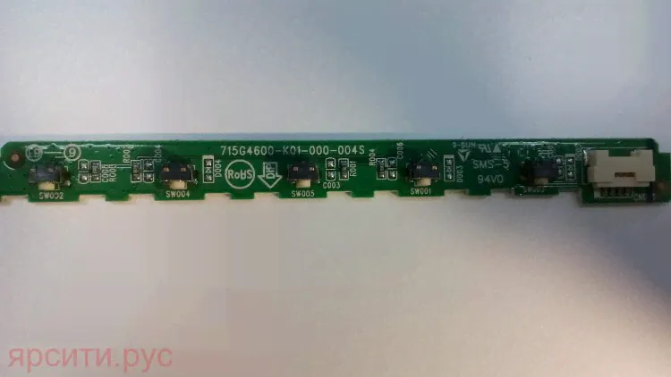 Плата управления Плата кнопок 715G4600-K01-000-004S для Viewsonic Lcd Монитор Va2248-Led Vs13818 Б/у арт. 4327